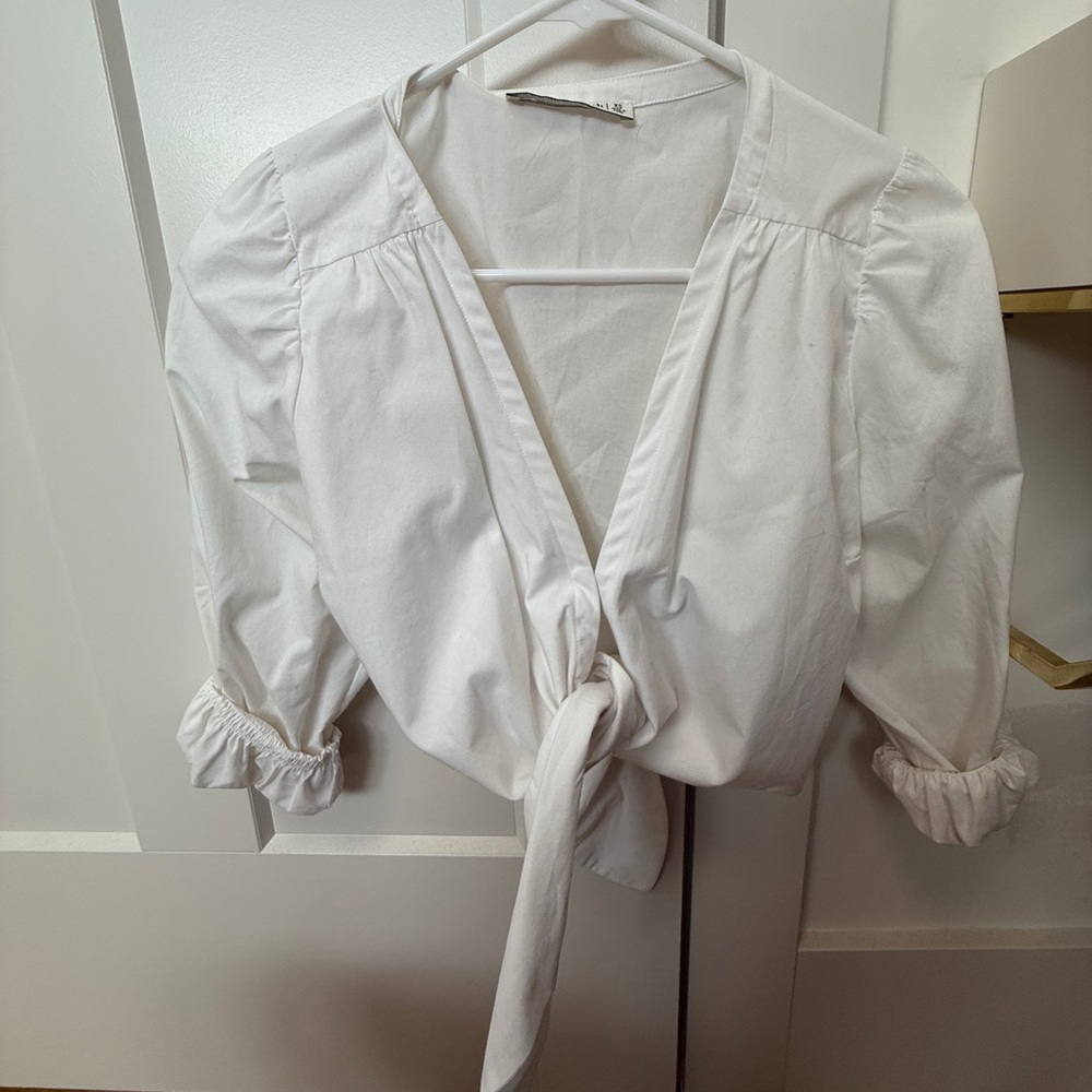 Tie front top